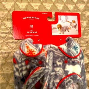 Pet flannel pajamas small dog or cat